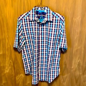 Robert Graham short sleeve designer shirt for sale. Rarely worn - great shirt!